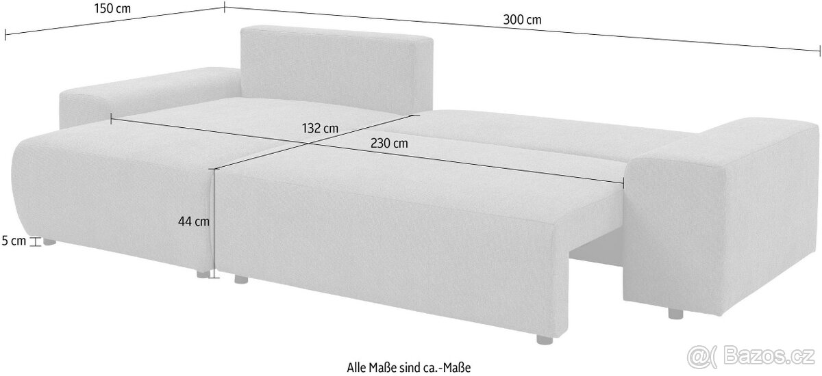 Nová rozkládací sedačka s úložným prostorem - 10