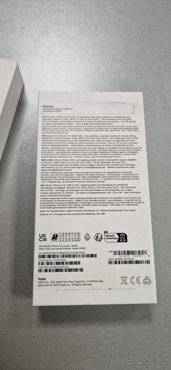 Apple iphone 14 128gb fialový - 10