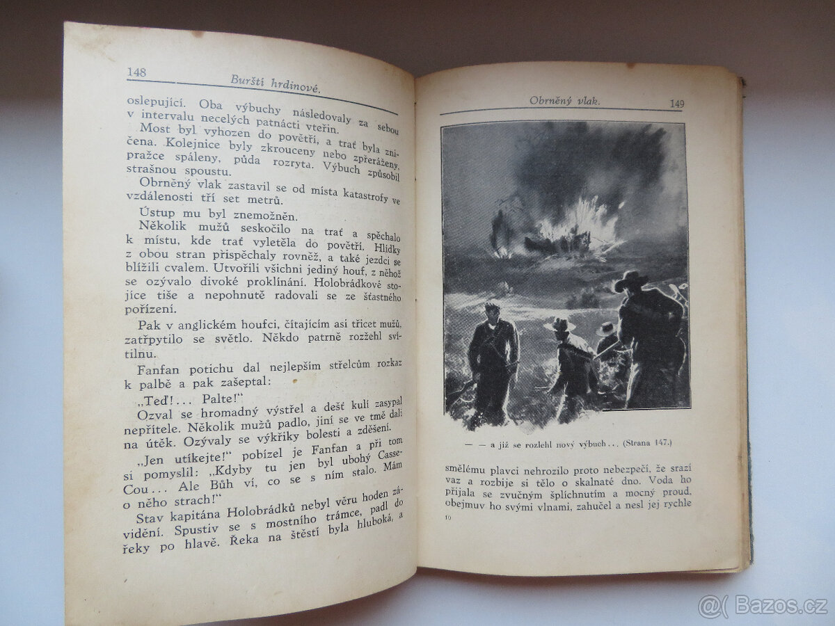 DOBRODRUŽNÉ, BURŠTÍ HRDINOVÉ 1936, ilustrace BURIAN - 10