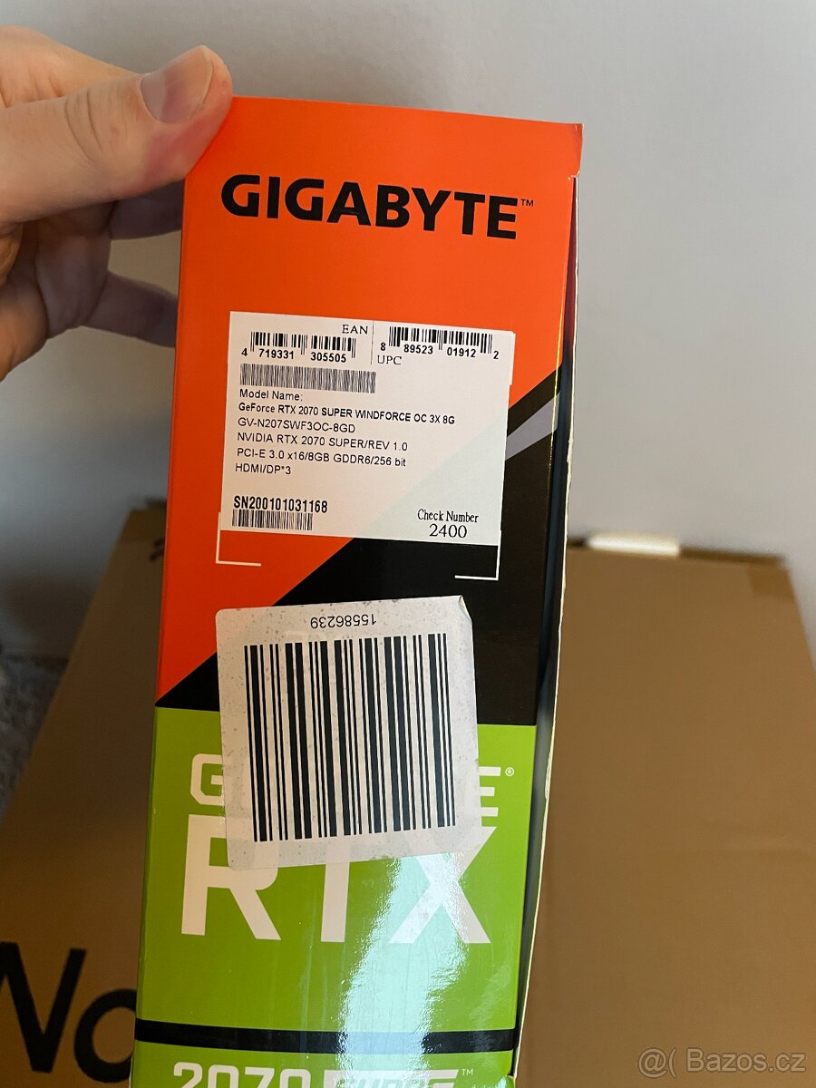 GeForce RTX 2070 Super Windforce OC 3x 8g - 10