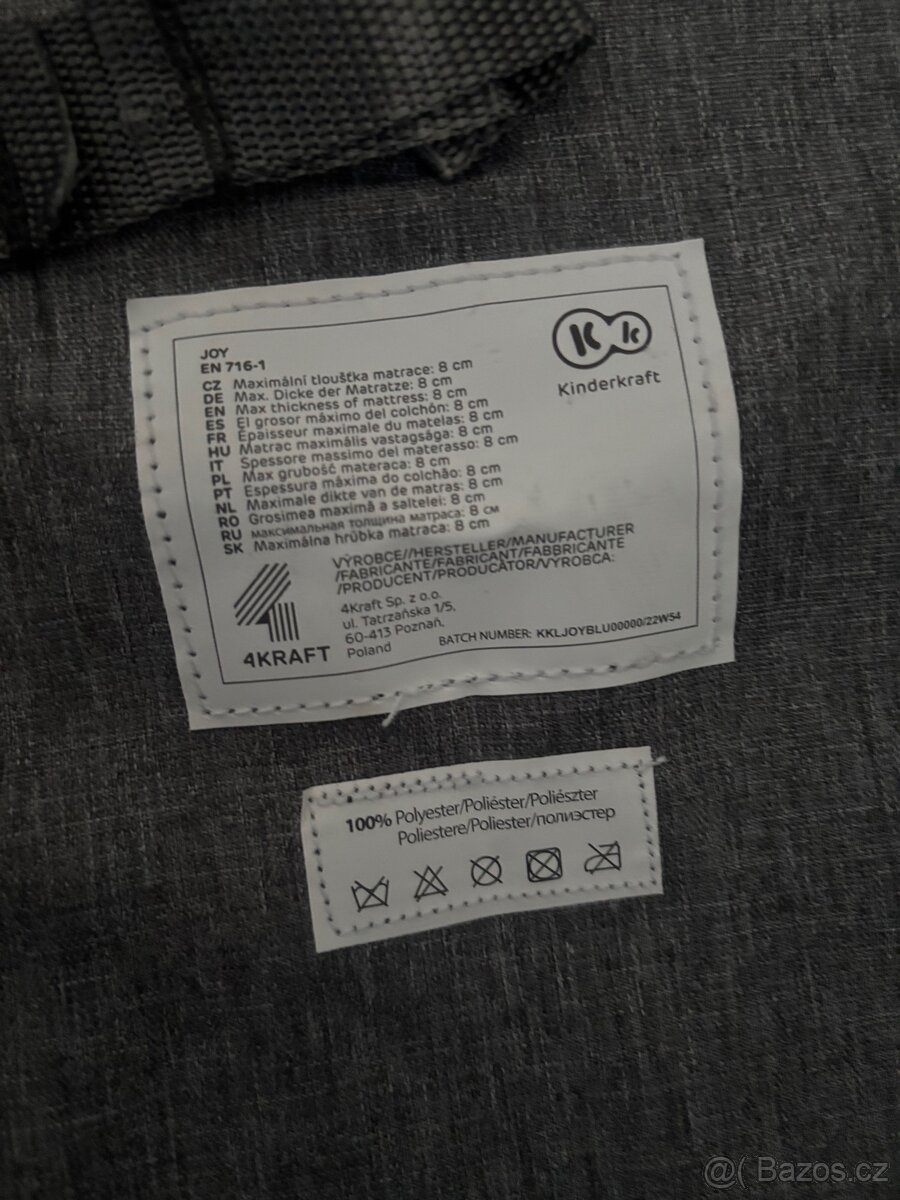 Dětská cestovní postýlka Kinderkraft - 10