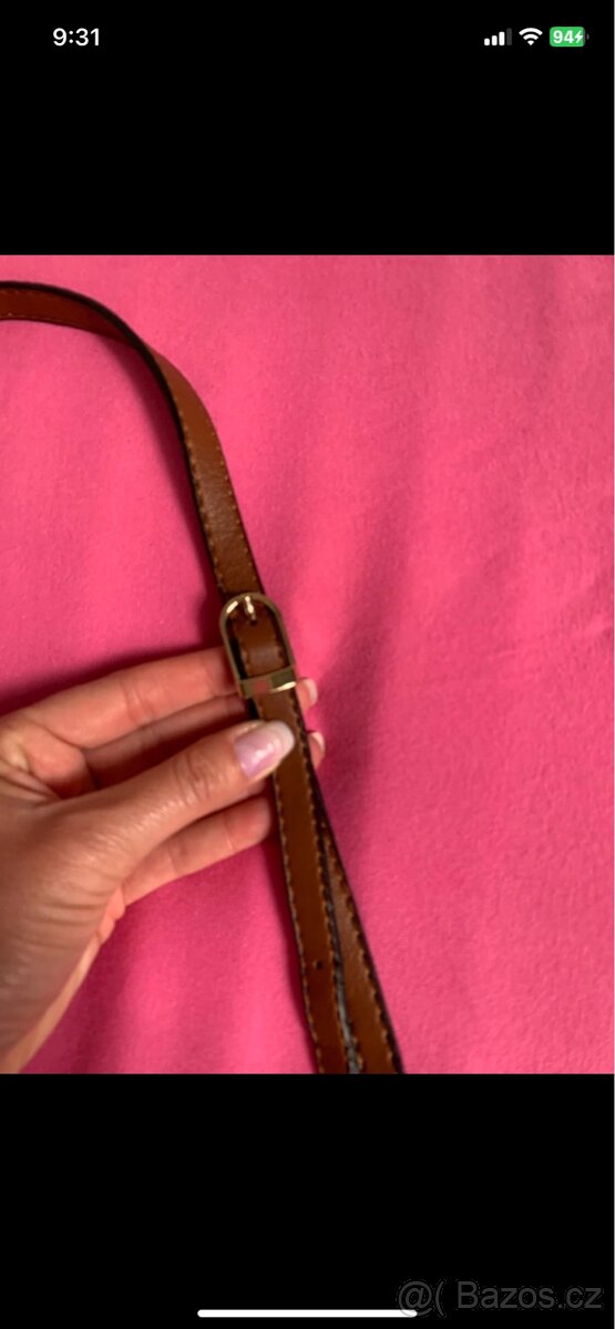 Krasna hneda kabelka Michael Kors - 10