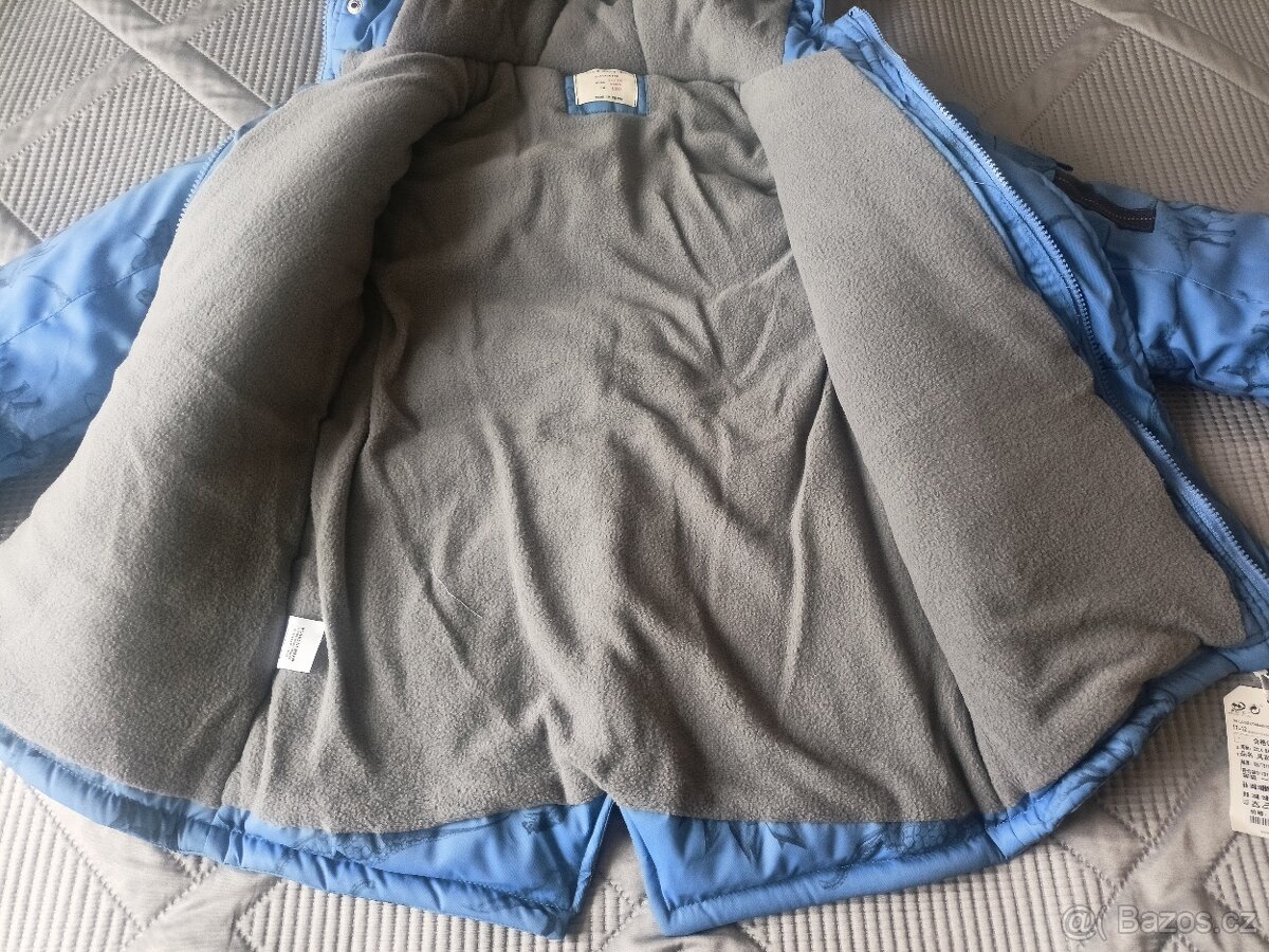 Nová dětská zimní bunda parka, vel.128 - 10