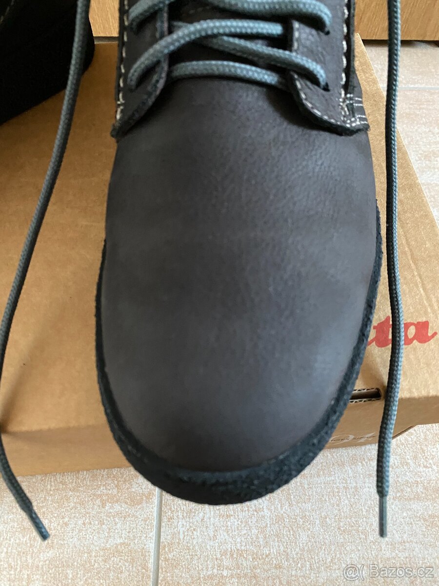 Nové pánské kožené zimní boty Baťa s kožichem - č. 44 - 10