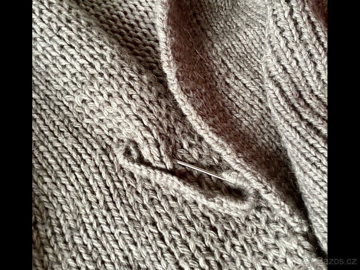 Dámský pletený kabát Zn. M&S, vel.38-42. - 10