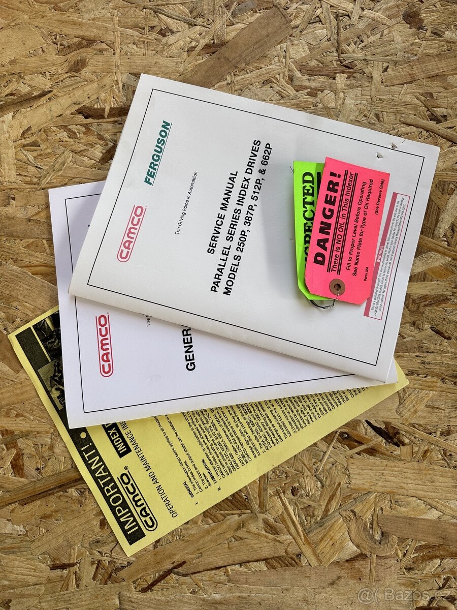 Čerpadlo a indexový převod CAMCO - 10