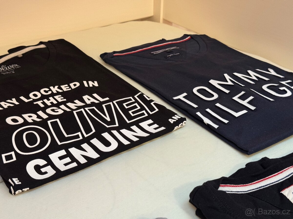 Tommy Hilfiger, Gant, S.Oliver trička vel.M vše TOP STAV - 10