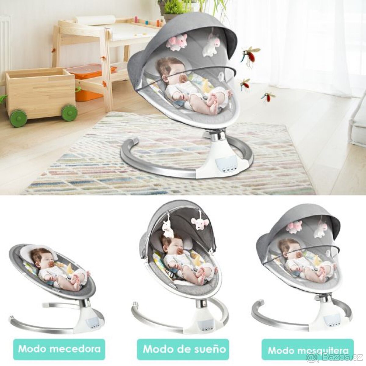 Dětské elektrické houpatko - NOVÉ - 10