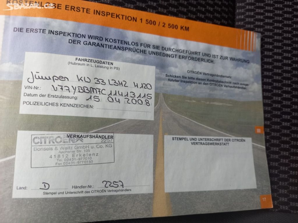 Citroen jumper l3h2 klima serviska 2.2hdi 88kw - 10