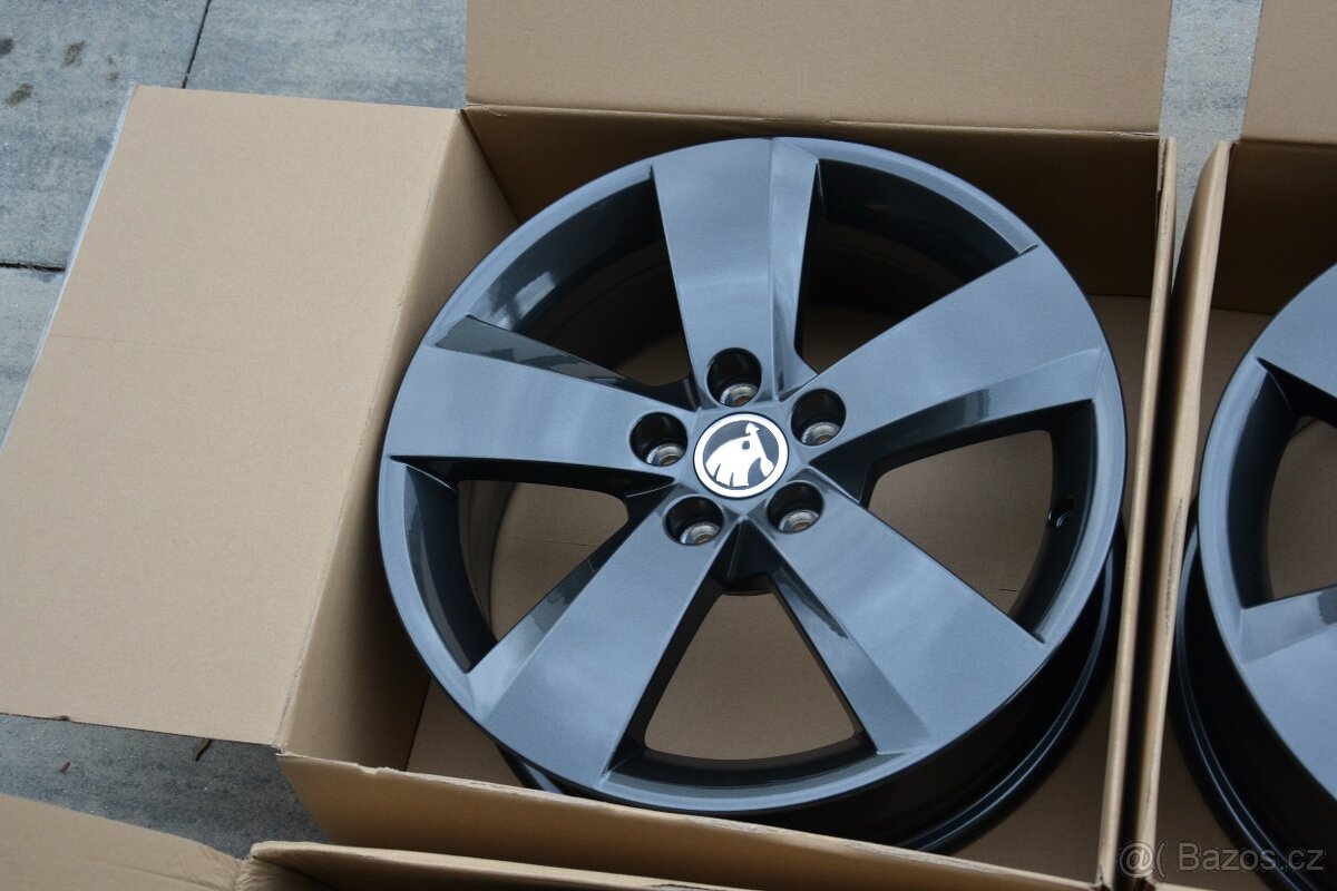 Škoda Kamiq/Scala,S.Arona– NOVÉ 16 originál Alu disky 6x16,E - 10