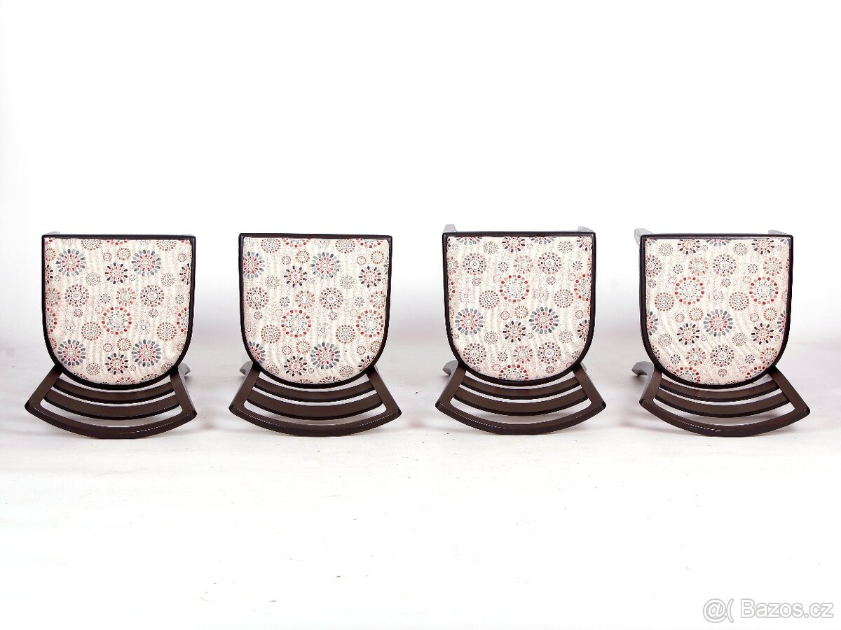 České jídelní židle TON po přečalounění, 4 ks. - 10