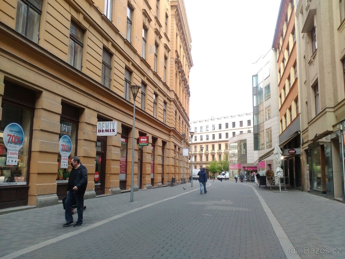 Obchodní prostor velikosti cca 105m na ul. Josefská 16, Brno - 10
