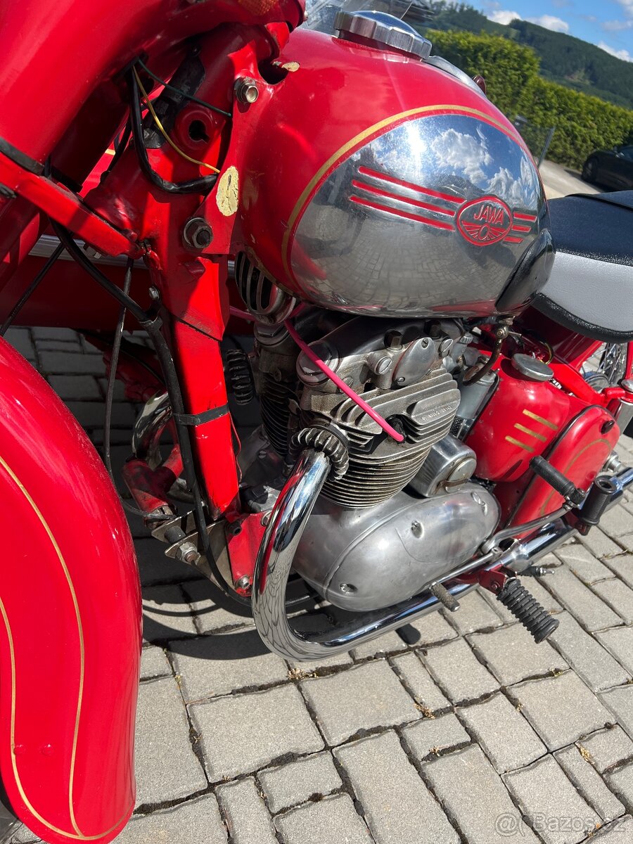 Prodam Jawa 500/2 0HC se sidecarem s doklady TP/STK 4 roky - 10