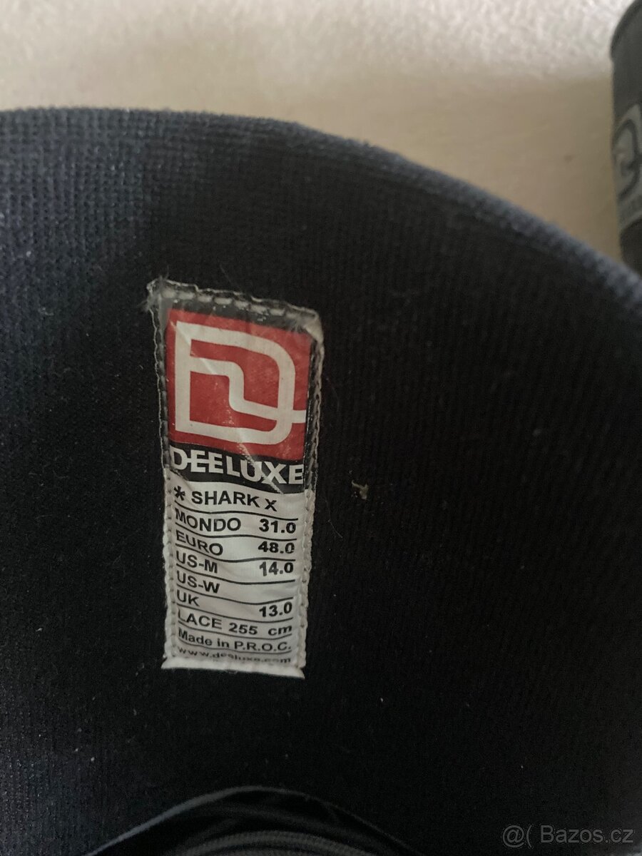 Snowboard Gravity 166W+ vázání Gravity + boty Deeluxe 48 - 10