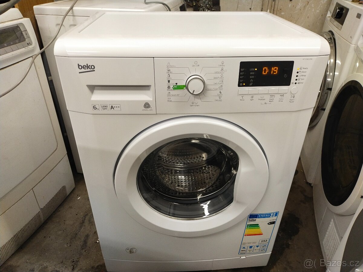 Prodám plně funkční digitální pračku zn. BEKO-6 kg--DOVEZU- - 10