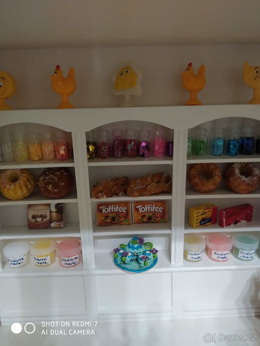 Cukrárna pekárna pro sběratele nábytek miniatura 1:12 - 10