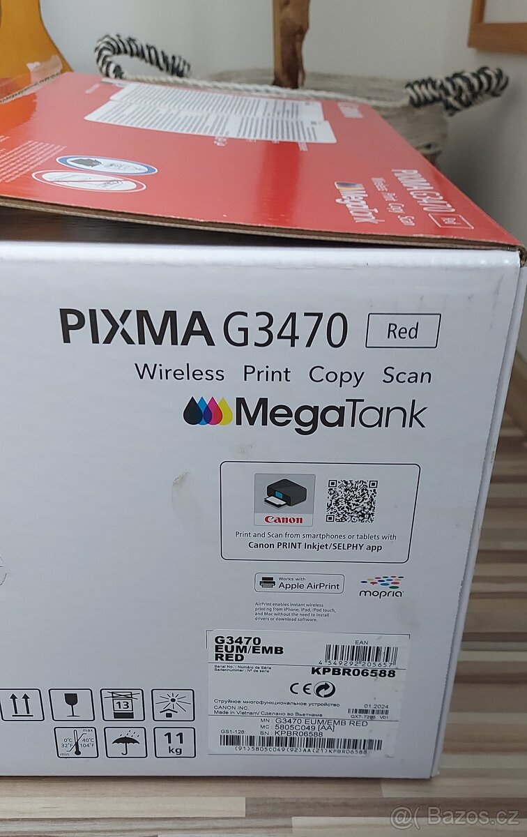 Canon PIXMA G3470, tiskárna,skener,kopírka+náplě,záruka. - 10