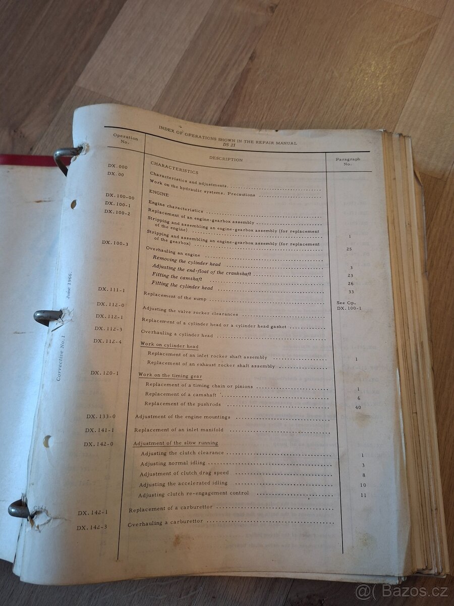 Dílenská příručka Citroën DS 19 DS 21 - 10