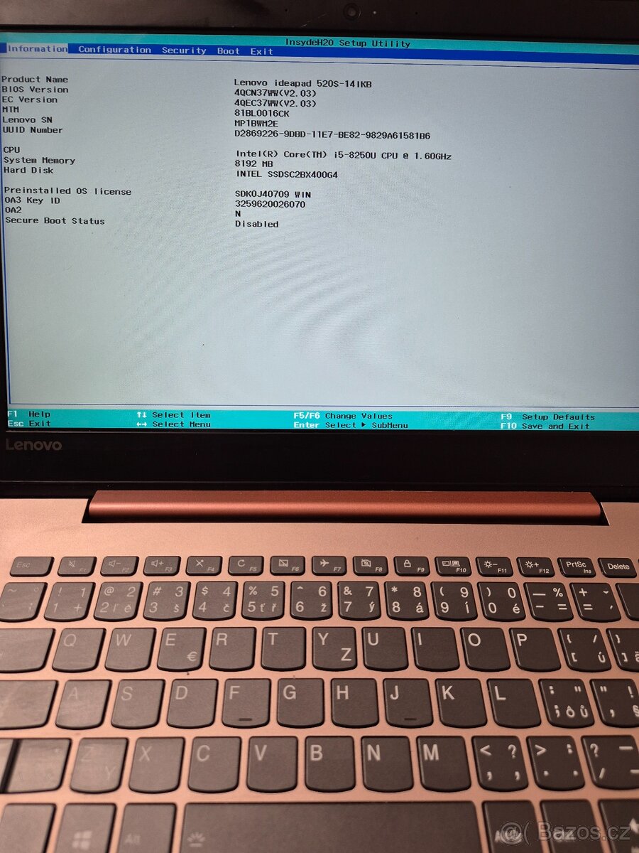 Notebook Lenovo ideapad 520S - 10