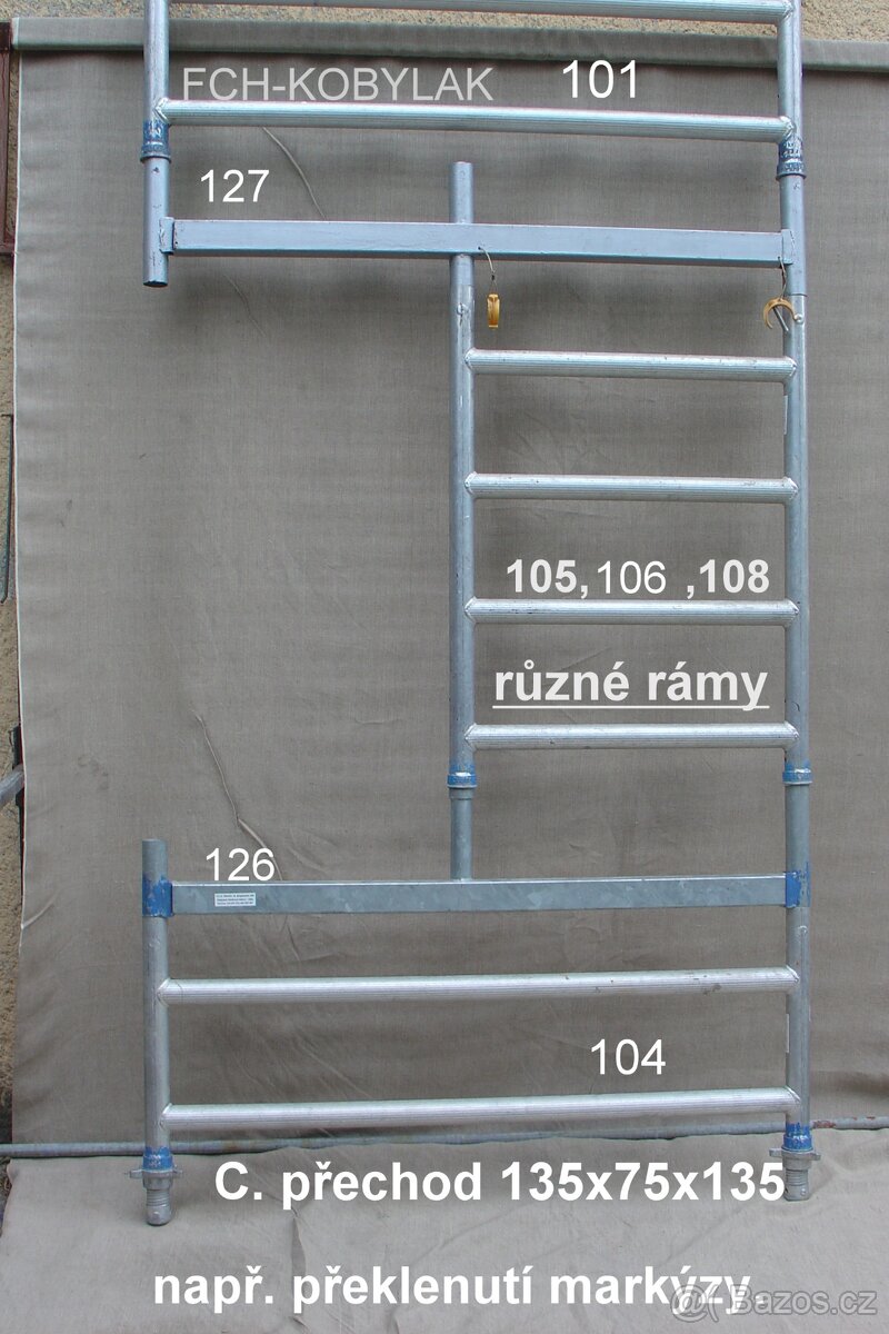 Hliníkové lešení - doplňky. - 10