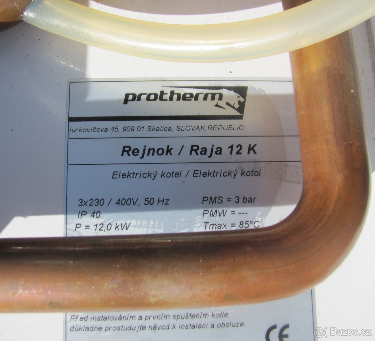 ELEKTROKOTEL PROTHERM 12KW - RAJA 12K - 10