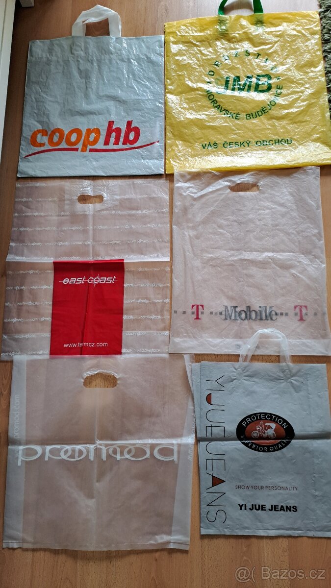 Igelitové, papírové tašky a retro sáčky pro sběratele - 10