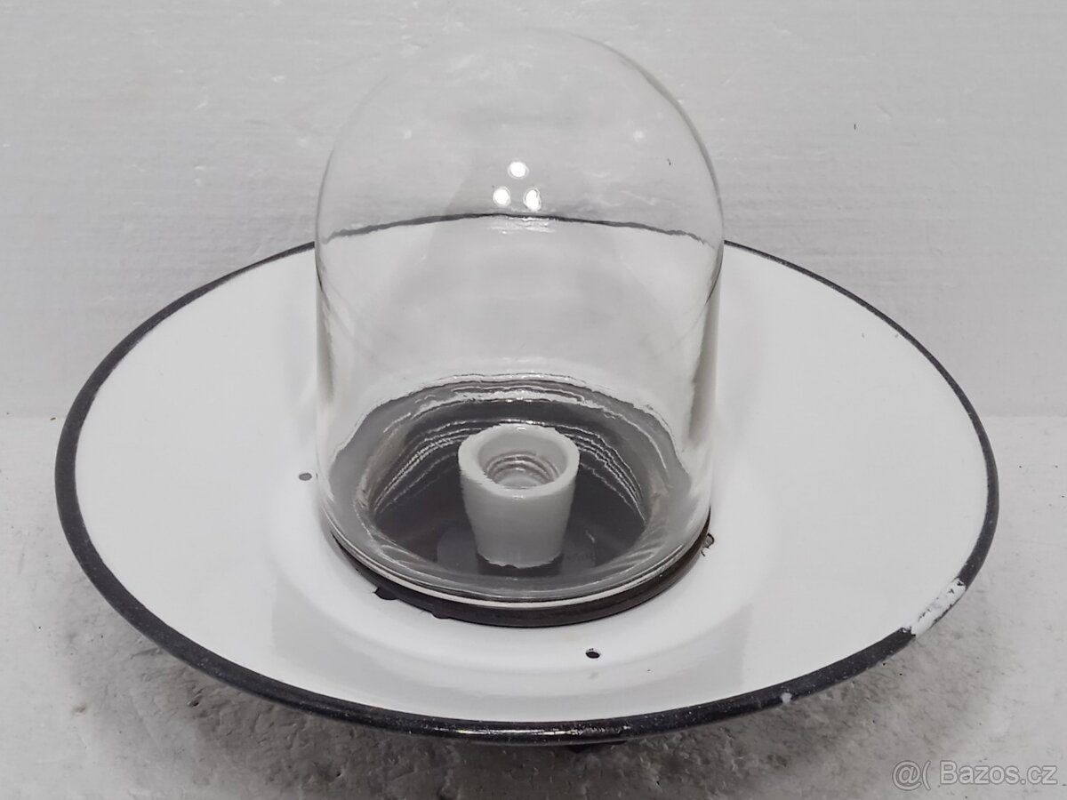 Smaltované nástěnné / stropní retro světlo Industrial - 10