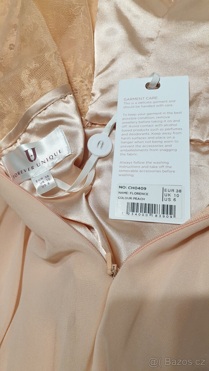 Luxusní večerní vyšívané šaty - 10