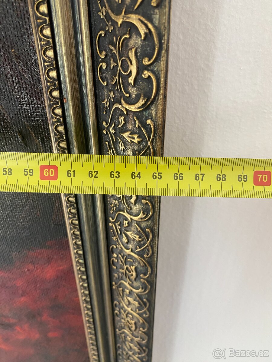 obraz olej na desce Ježíš Kristus velký obraz Krista - 10