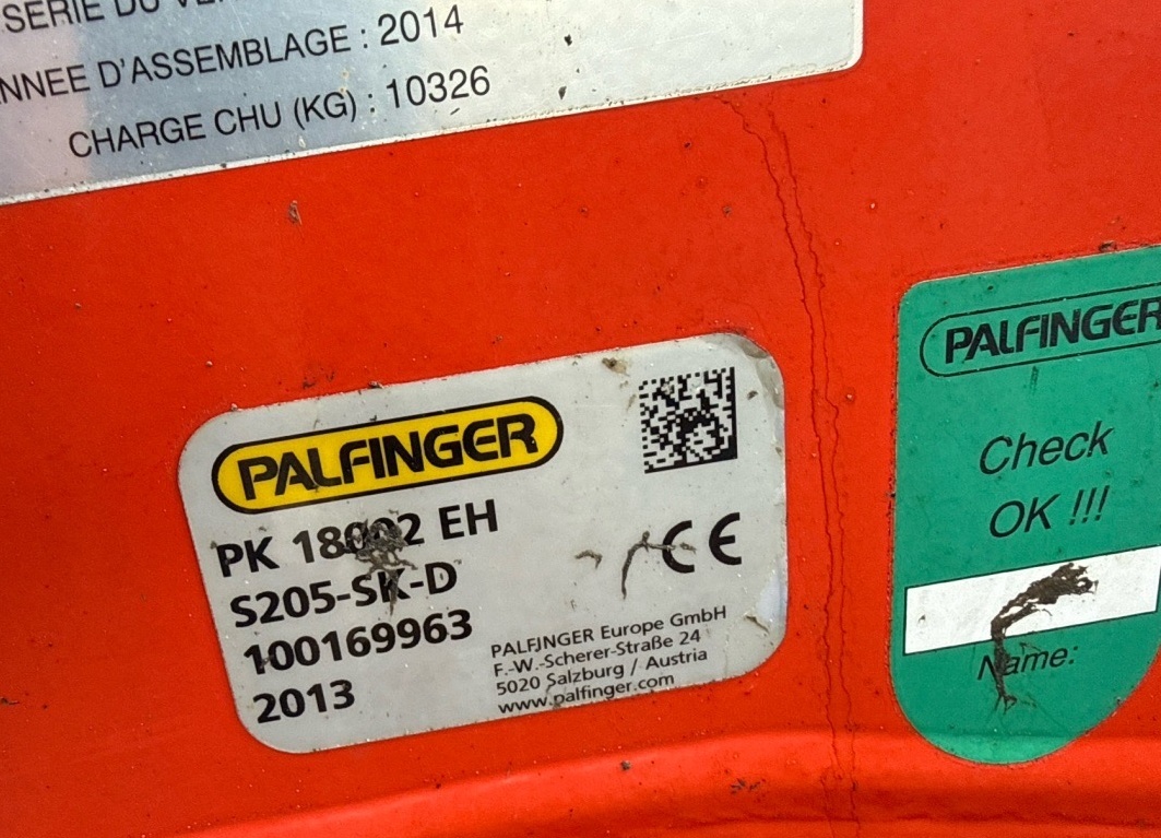 Hydraulická ruka PALFINGER PK 18002-EH C r.2013, rádio - 10