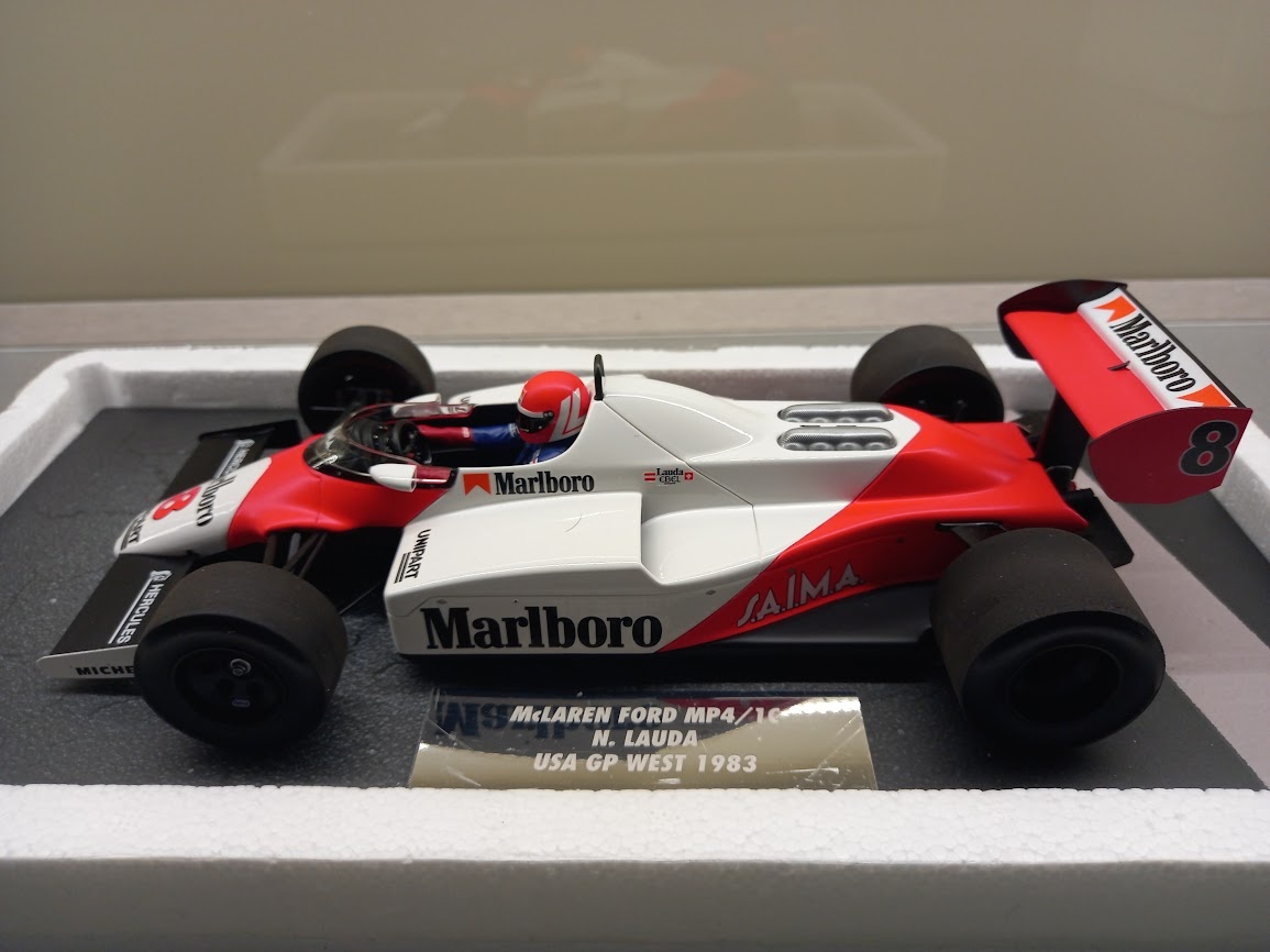 F1 MCLAREN MP4/1C FORD MARLBORO USA WEST GP 1983 LAUDA 1:18 - 10