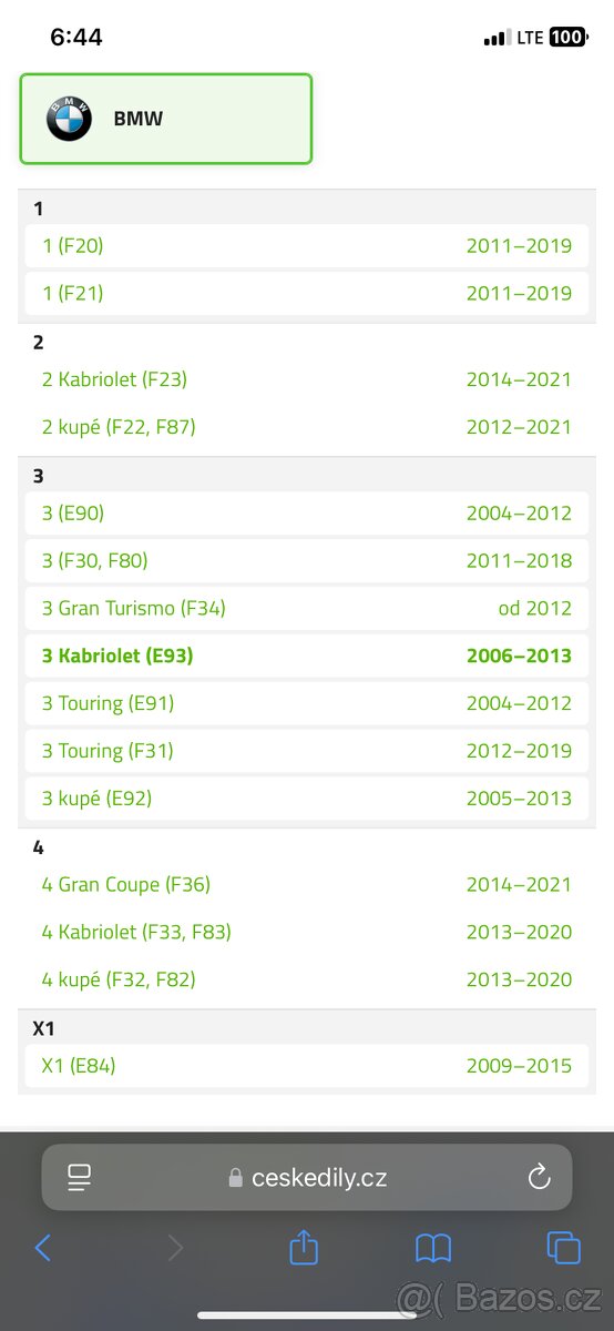BMW e90 e91 e92 e93 f20 f30 f31 - 10