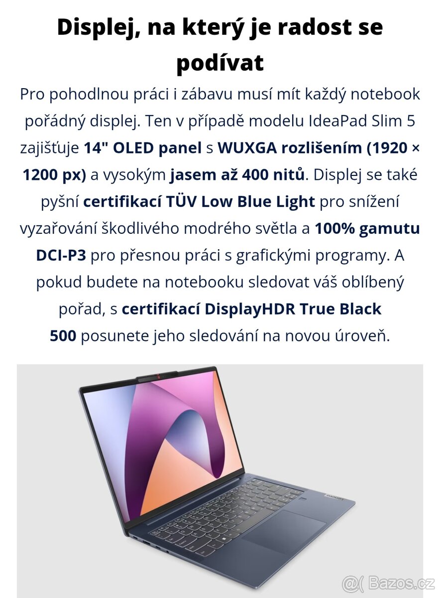 Lenovo IdeaPad slim 5 14" oled ahp9 - 10