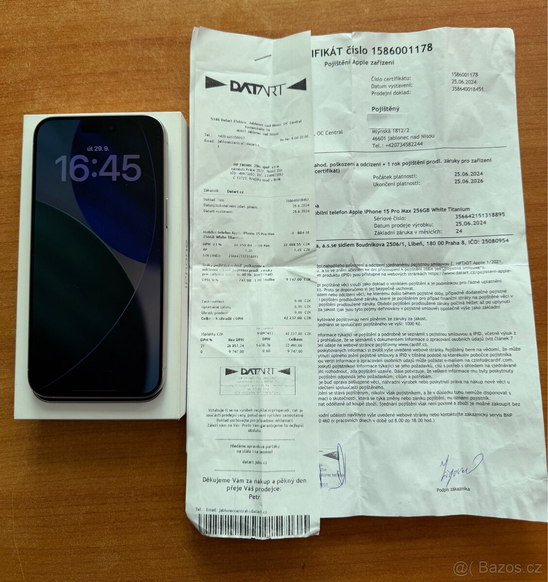 Apple iPhone 15 Pro Max 256 GB – White Titanium – záruka - 10