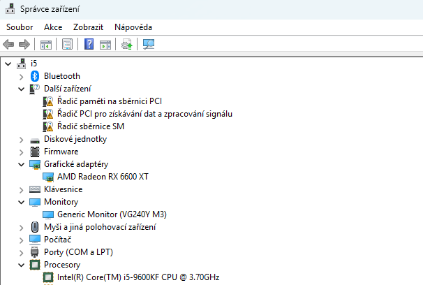 Herní PC / RX6600 XT / I5 9600KF / 16GB ram - 10