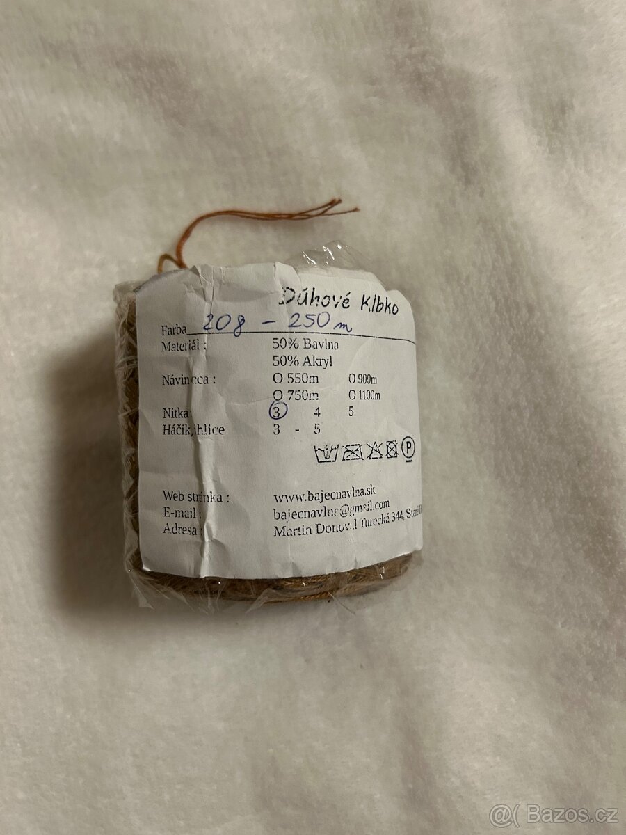 Příze Duhové klubíčka 250m - 10