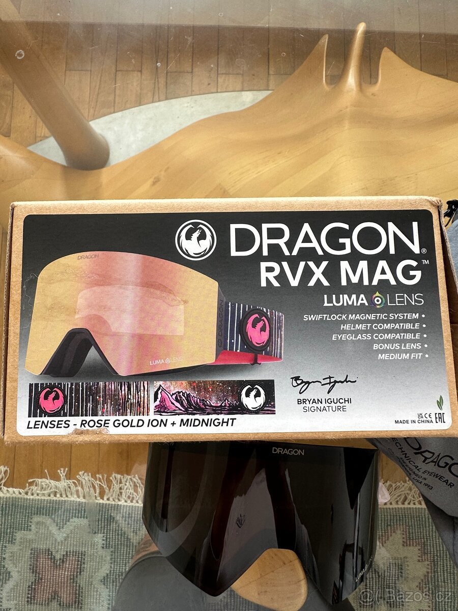Zcela nové Dragon RVX + 2 magnetická skla medium fit - 10