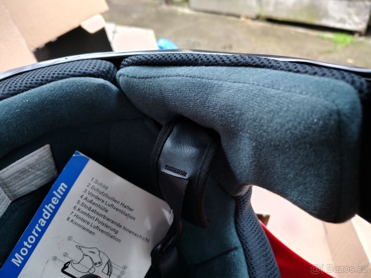 MX, kros, motokros, motocross helma SQ MC Omega- nepoužitá - 10