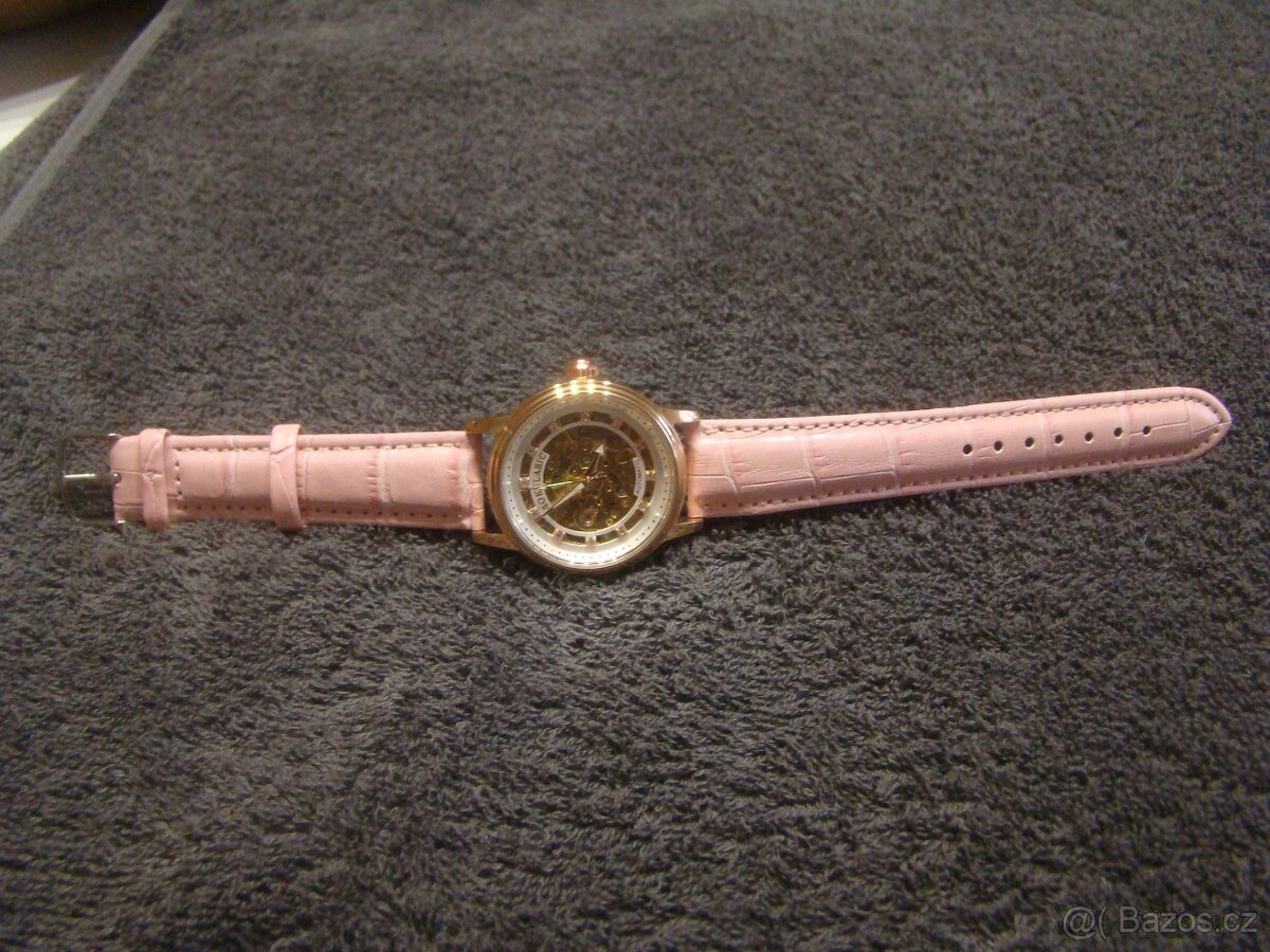 Dámské skeletové automatické hodinky - nové - 10