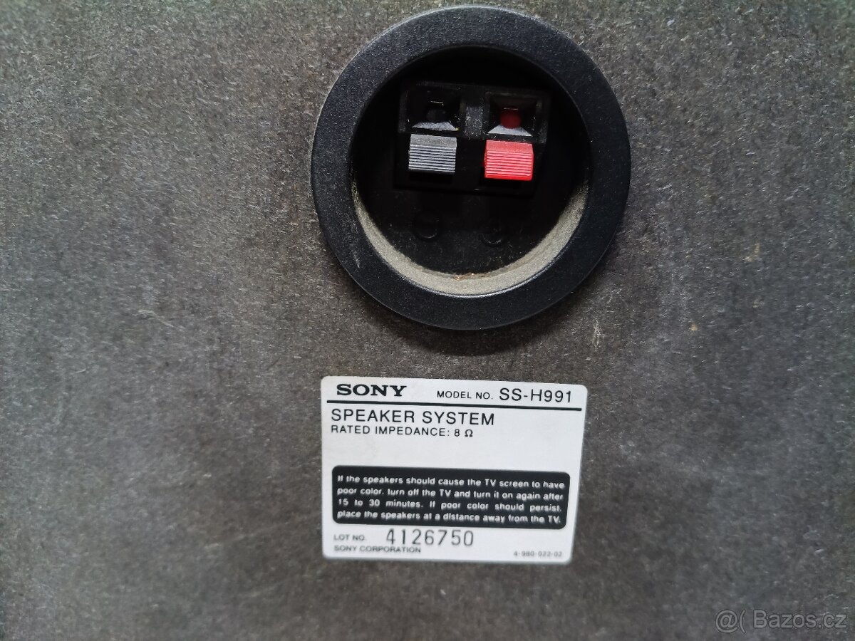 Sony SS-H991, reproduktory sada - 10