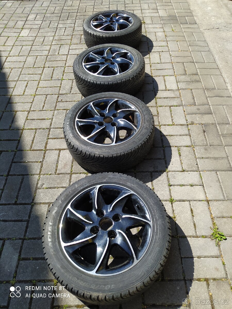 Letní pneu 185/55 r15 a ALU disky 4x108 - 10