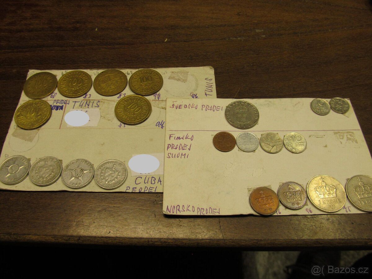 Mince Numismatika Anglie Němci Francie - 10