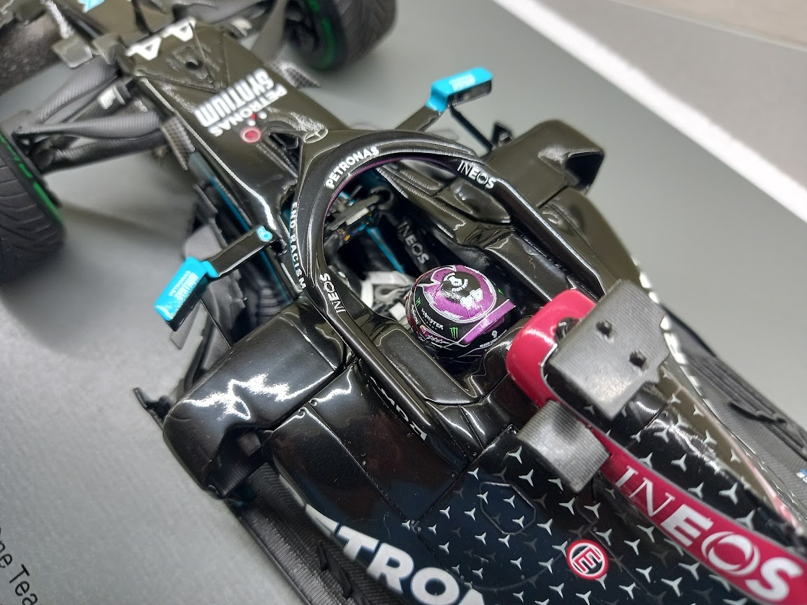 F1 MERCEDES W11 HAMILTON VÍTĚZ GP TURECKA 2020 SPARK 1:18 - 10