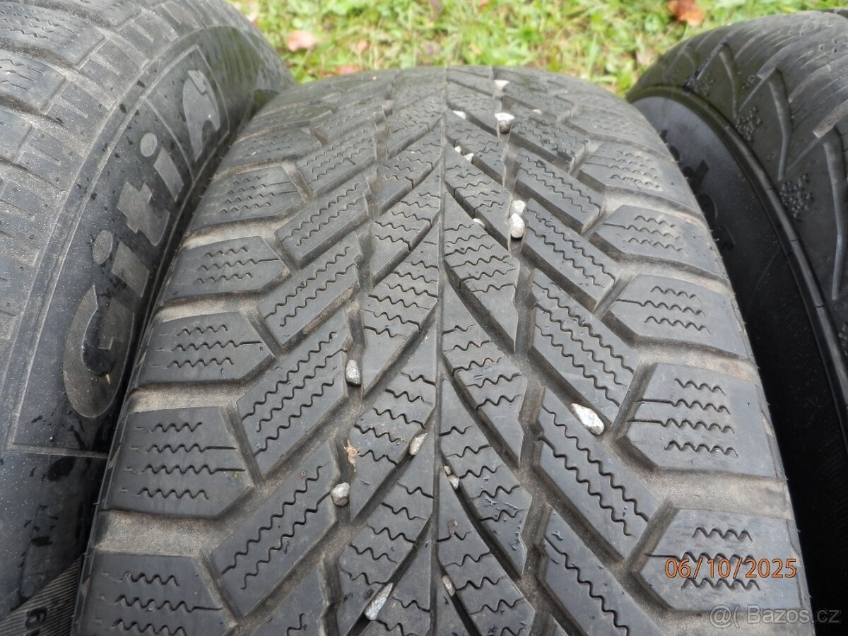 4xObutá zimní sada ŠKODA OCTAVIA 2 15tky. ET 47 195/65 R15 - 10