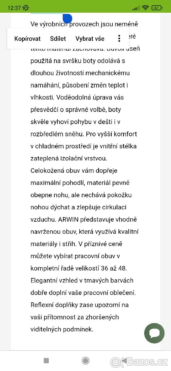 Pracovní obuv vel. 37,39,Ardon (Arwin 02) G3132 - 10