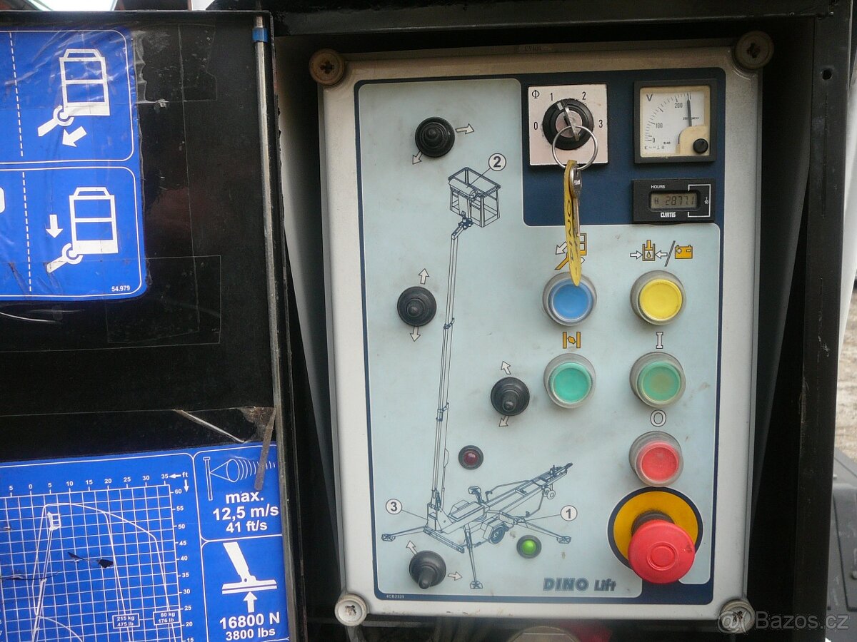 Přívěsná pracovní plošina DINO 135 - 10