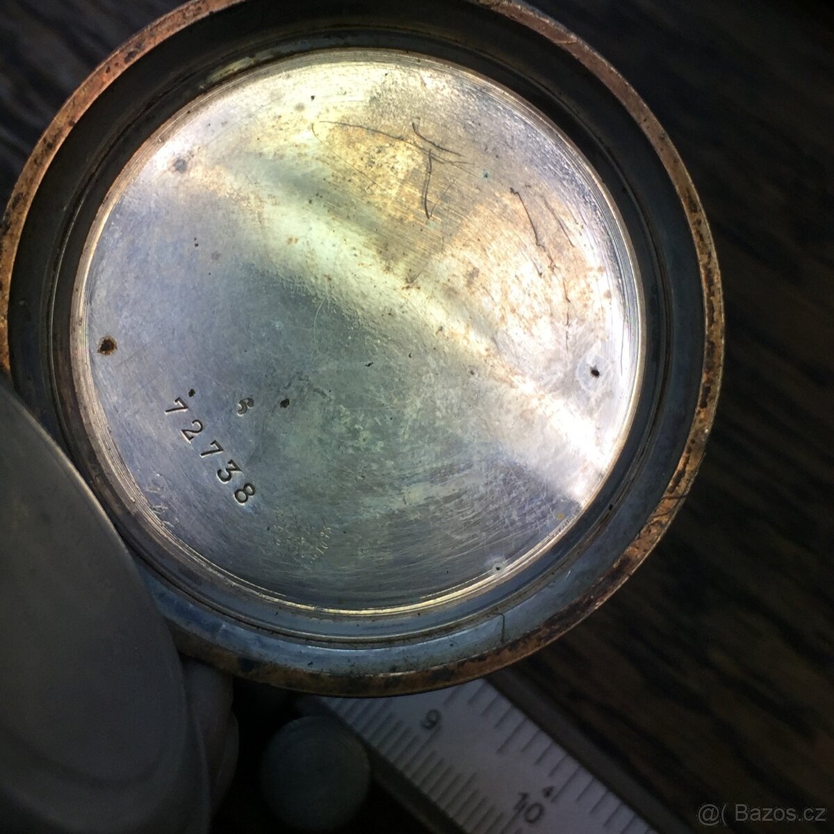 Běžící kůň ...staré kapesní hodinky / funkční / vteřinovka / - 10