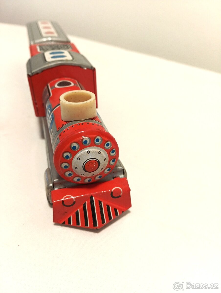 Lucerničky, kovové schránky, retro vláček na setrvačník - 10