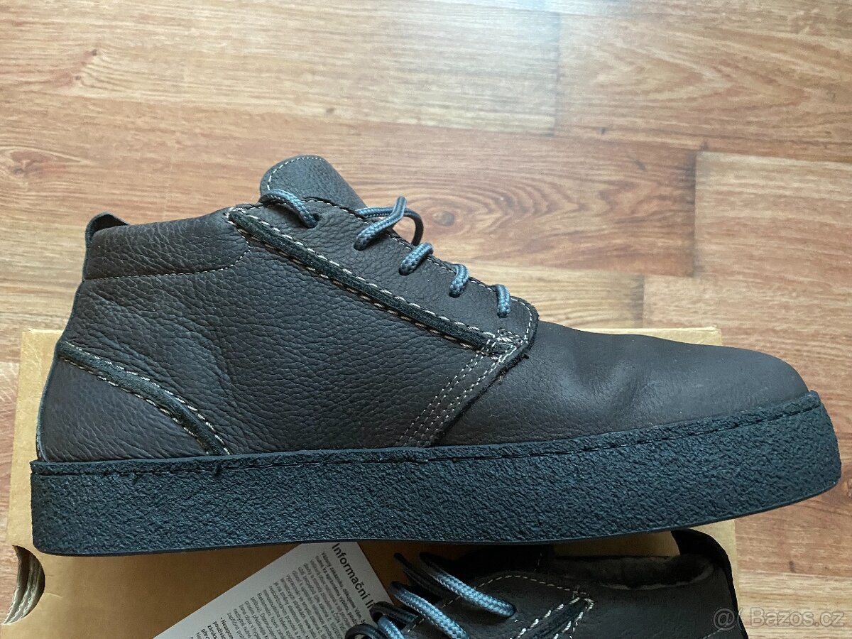 Nové pánské kožené zimní boty Baťa s kožichem - č. 44 - 10