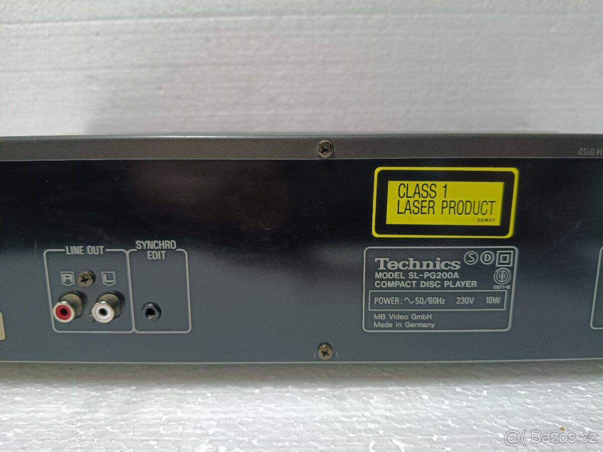 Technics SL-PG200A přehrávač kompaktních disků 91 - 10